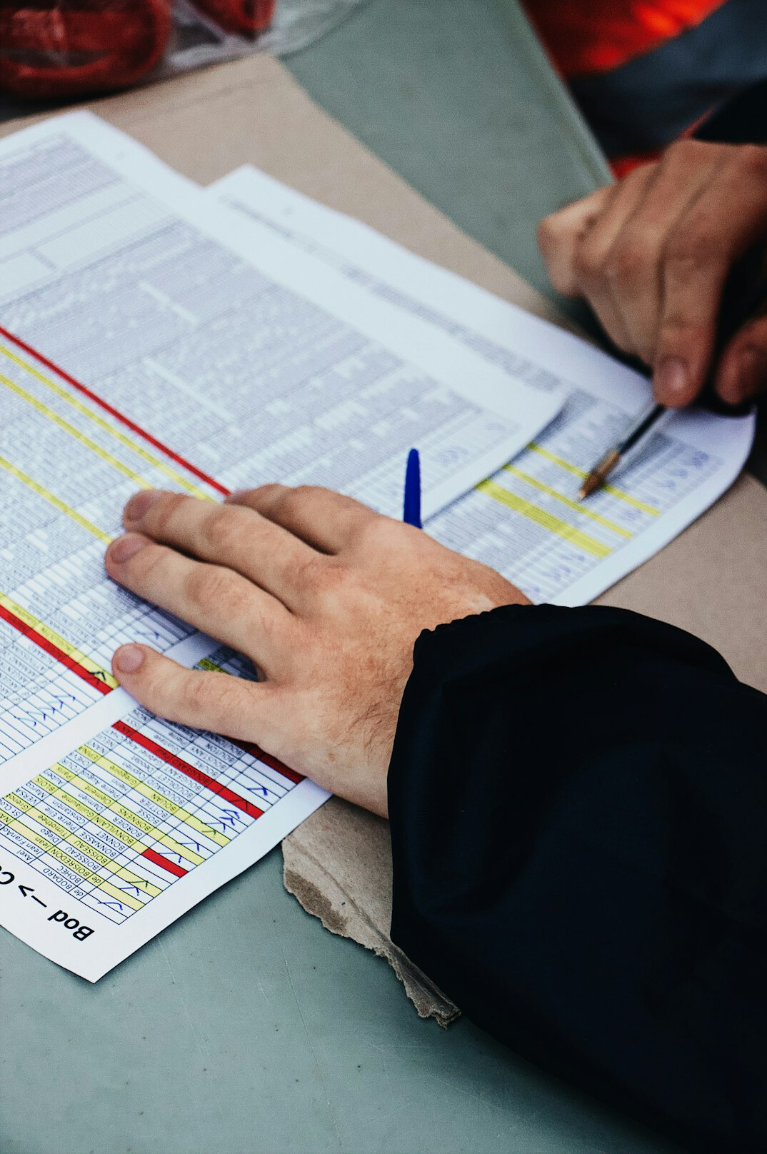 corrupt official signing papers