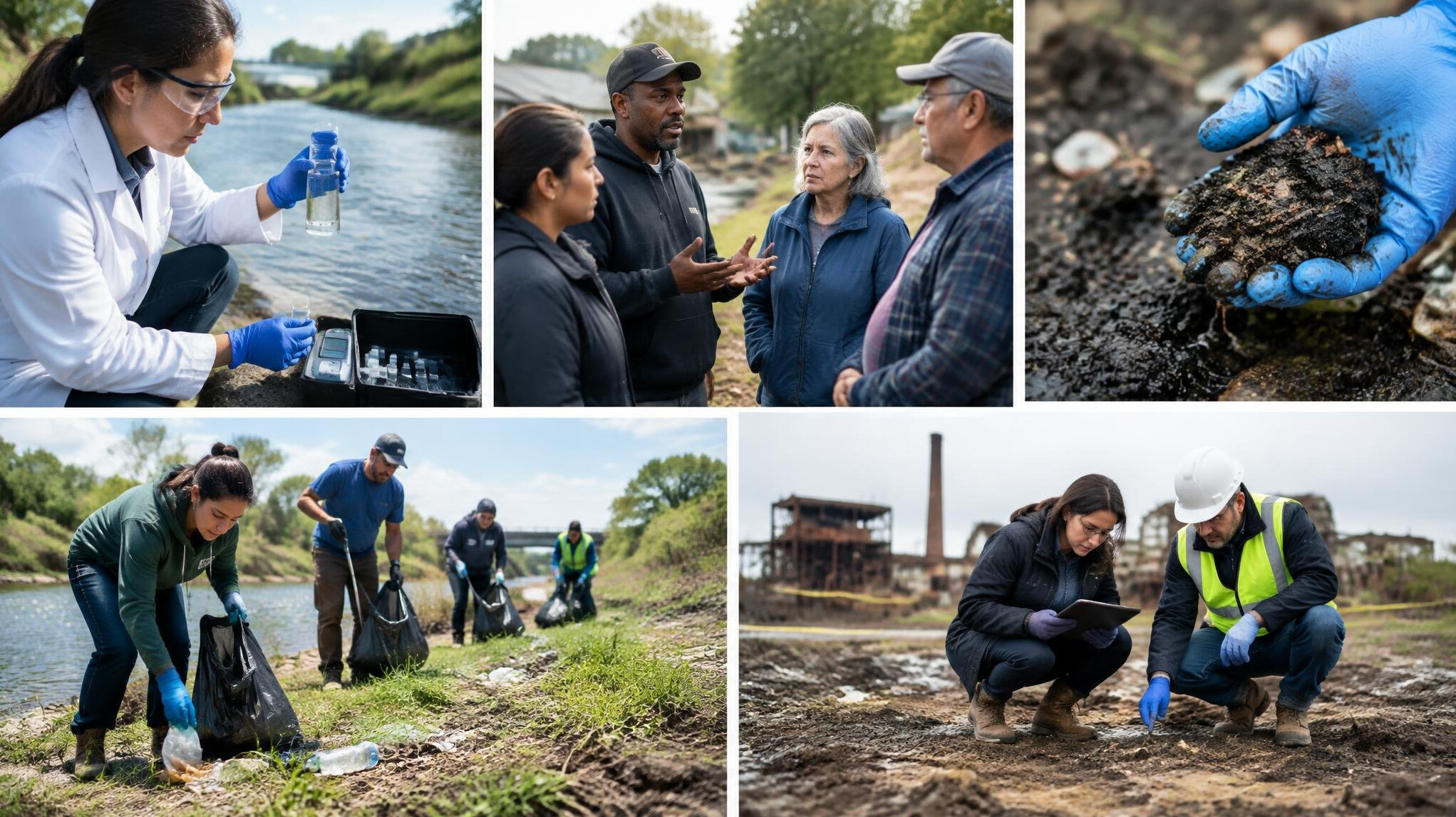 scientist testing water quality